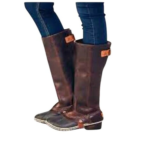 Original SOREL SLIMPACK W11 Tall Equestrian Riding Boot Brown Waterproof RARE - Picture 13 of 15